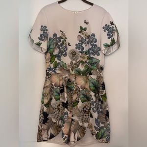 Ted Baker - London - Beautiful Satin-Lined Romper, Botanical/Jewel Print size 3